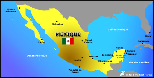 Carte du Mexique